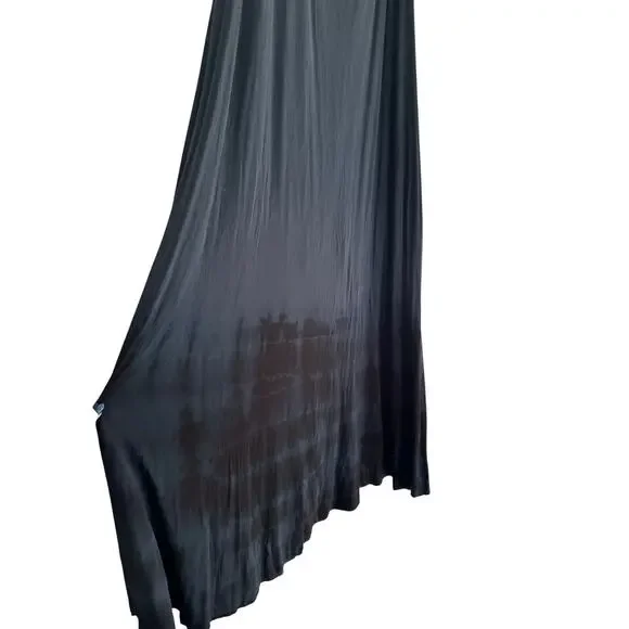 SewRed - Maxi Mermaid Tie Dyed Grayish Blue/ Black Skirt - XL - Picture 2 of 11